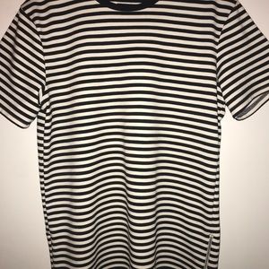 Black and White Striped Tee